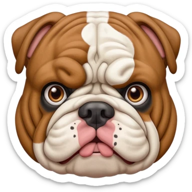 English bulldog sticker