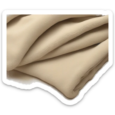 Bundle blanket beige sticker