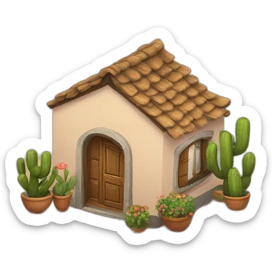 Cosy Mexican home sticker