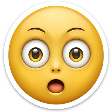 Freaky emoji sticker