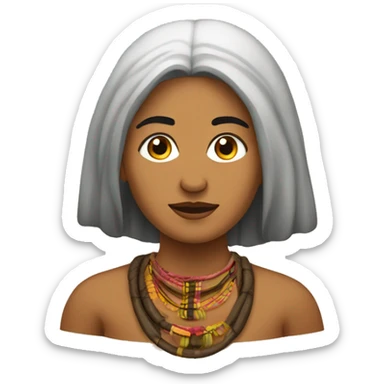 indigena venezolana  sticker