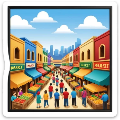 world market sticker