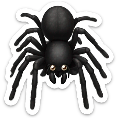 black tarantula  sticker