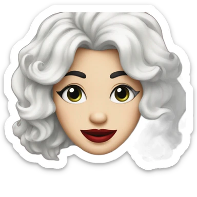 Cruella de Vil sticker