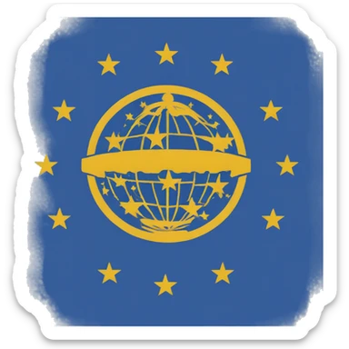 Flag of Council of Europe sticker