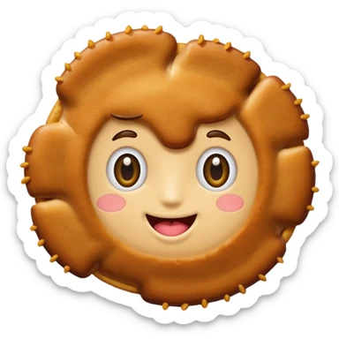 Lil black schnitzel  bits sticker