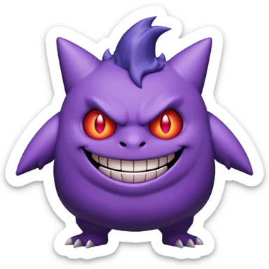 Gengar full body sticker