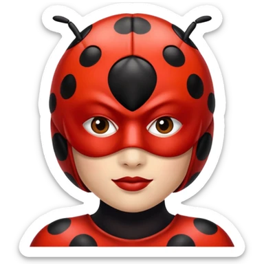 Hawk moth from ladybug sticker