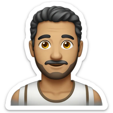 tunisian man sticker