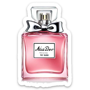 Miss dior perfume sticker