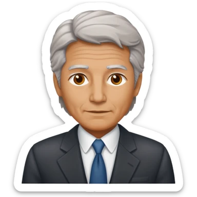 older c suite exec wise and warm sticker