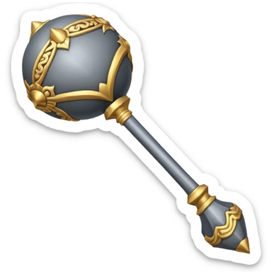 Iron Duke + gray steel + mace sticker