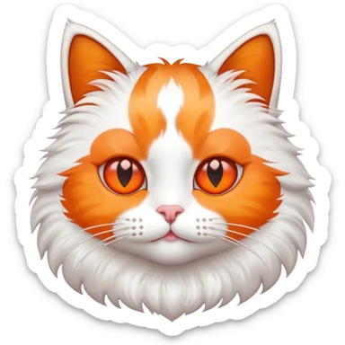 cat with heart eyes sticker