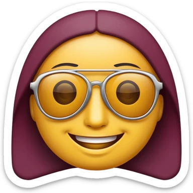 Qatar Airways retro emoji  sticker