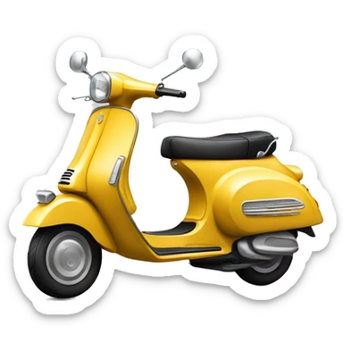 scooter vespa sticker