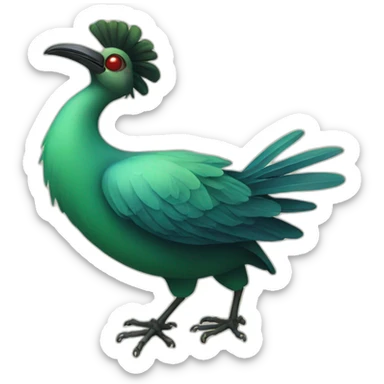 An Opium Bird  sticker