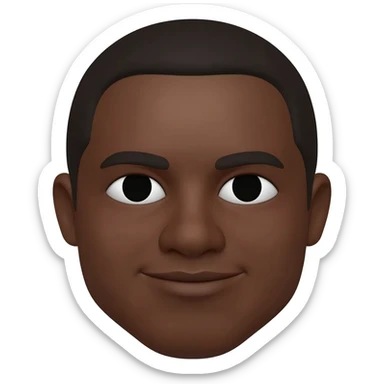 Dark skin memoji sticker
