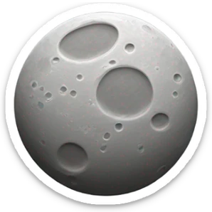 sea ​​of ​​tranquility in moon  sticker