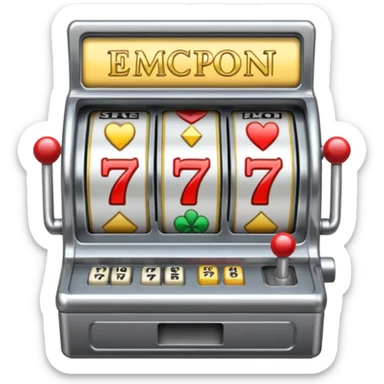 slot machine sticker