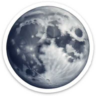 moon sticker