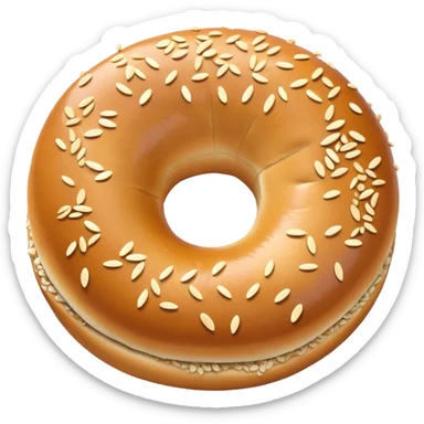 Bagel sticker