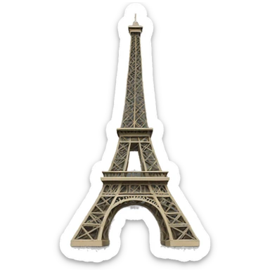 eiffel tower  sticker