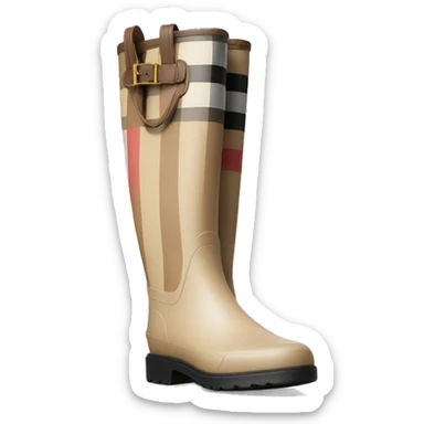 Burberry rain boots sticker