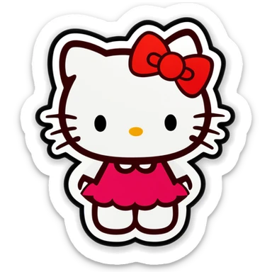 Hello kitty sticker