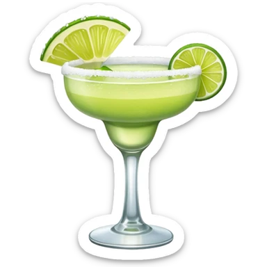 a classic margarita cocktail  sticker