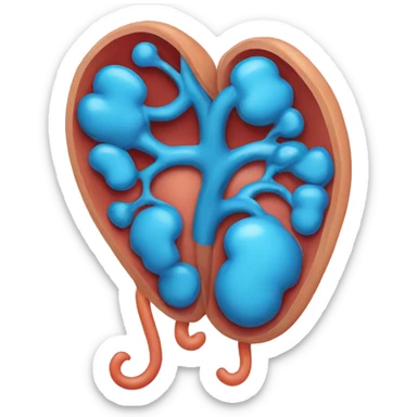 anatomically correct kidney sticker