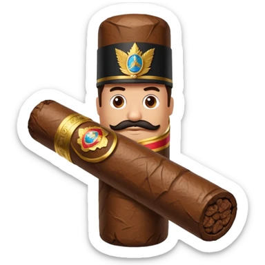 a large maduro cigar sticker