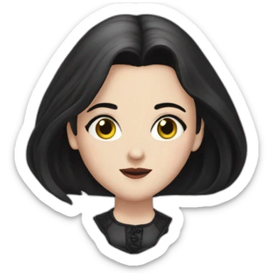 Wenesday Addams jenna orteg sticker