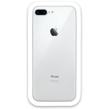 iPhone 8 Plus white sticker