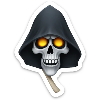Grim reaper animated sticker