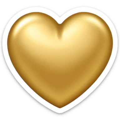 Classy heart sticker