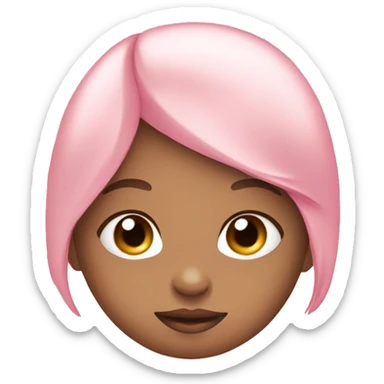 Cute baby pink agenda sticker