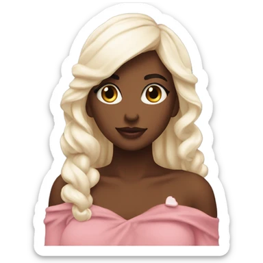 coeur blach 🤍 avec des etoile✨ sticker