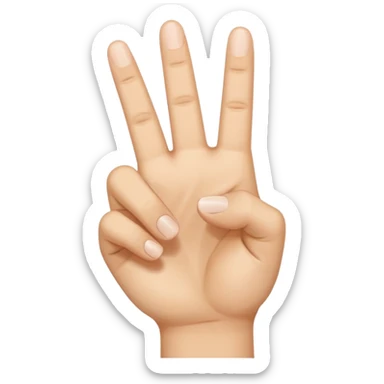 Middle finger  sticker