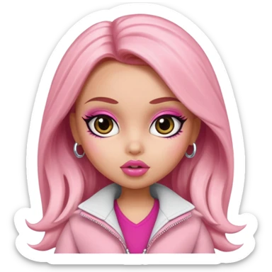Bratz pink sticker
