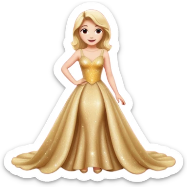 Charming, magnetic, center of attention without even trying. woman superstar in the spotlight on the red carpet
more dinamic emoji  sticker