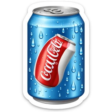 can of soda sticker