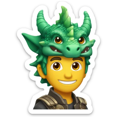 esera del dragon de 4 estrellas sticker