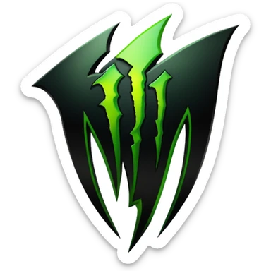 Monster energy logo sticker