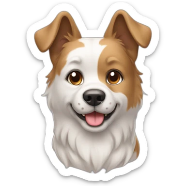Chien qui monte sur chat sticker
