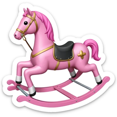 pink Rocking Horse sticker