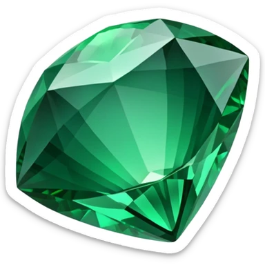 emerald gem sticker