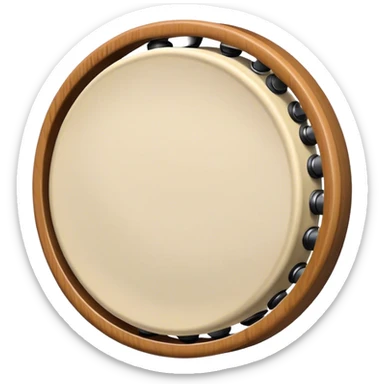 tambourine jingles sticker