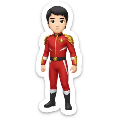 Bruce Lee Redranger  sticker