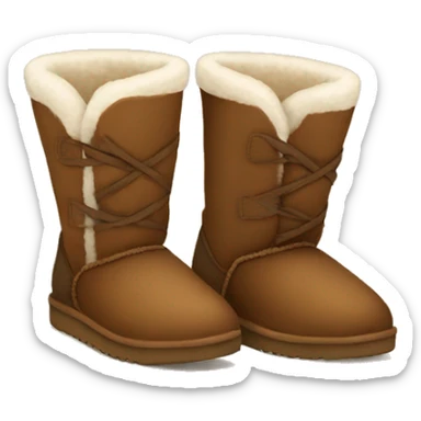 brown uggs sticker