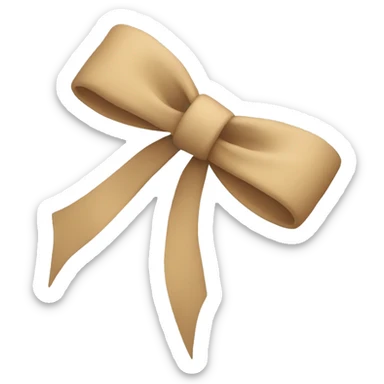 Neautral bow sticker